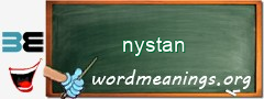 WordMeaning blackboard for nystan